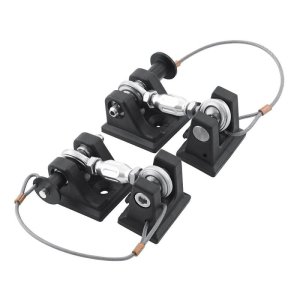 Jeep Wrangler Hood Hold Downs - DV8 Offroad - Billet Aluminum - Black - `18-`27